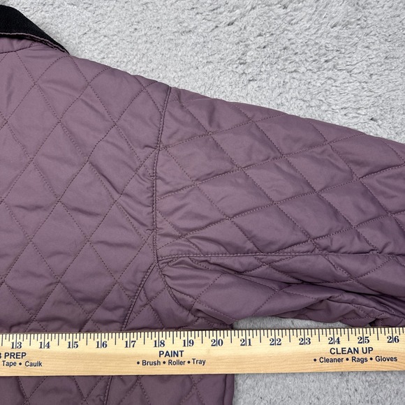 Columbia Jacket Womens Medium Purple Quilted Interchange Full Zip Insulated - Picture 9 of 11